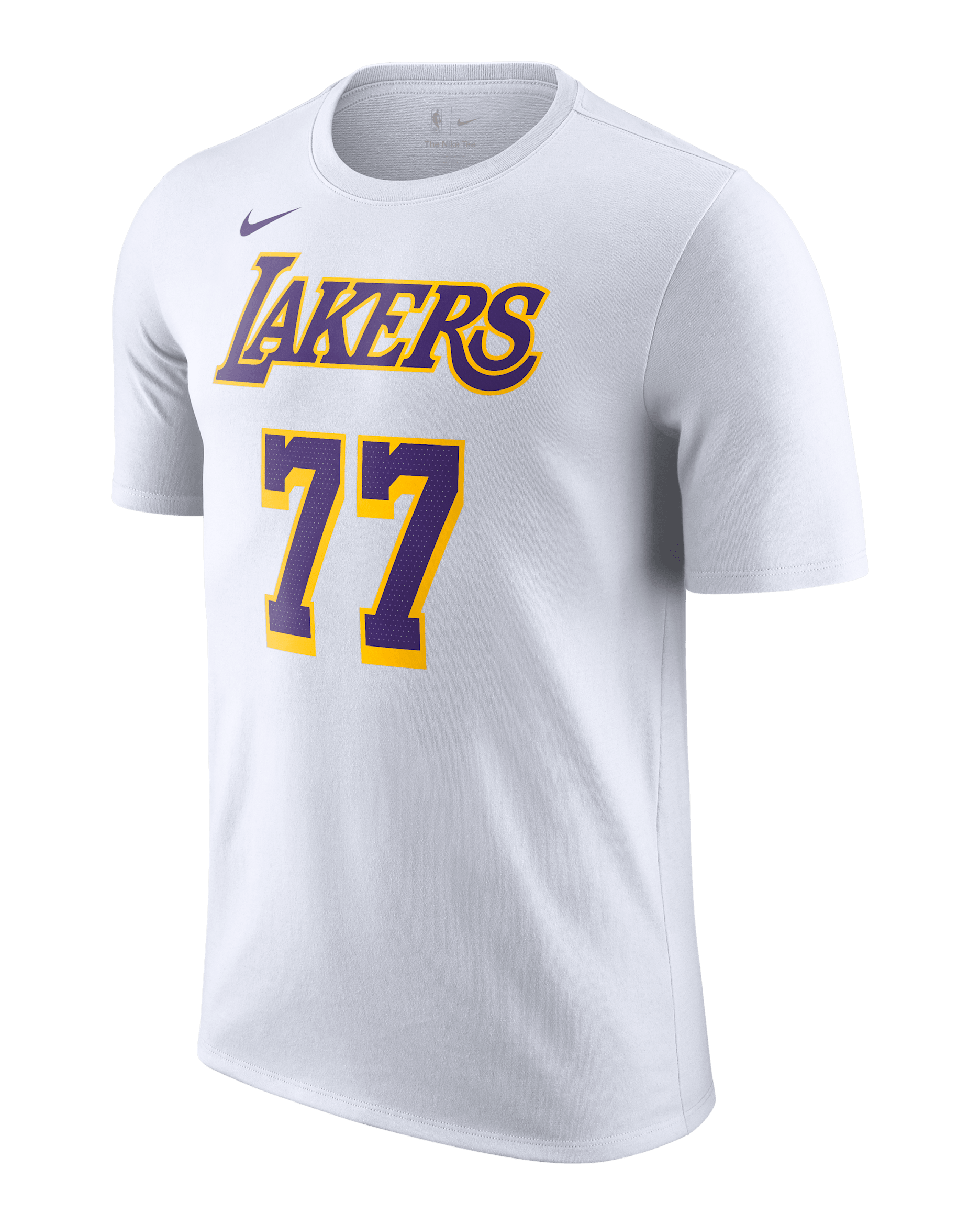 LAKERS DONČIĆ 77 ホワイト Jersey Nike Los Angeles Lakers Association Edition Swingman
